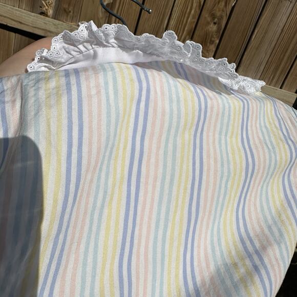 Thread Heirloom Collection Toddler Dress Size 4 Rainbow Striped Lace Kidcore‎ - Picture 4 of 5